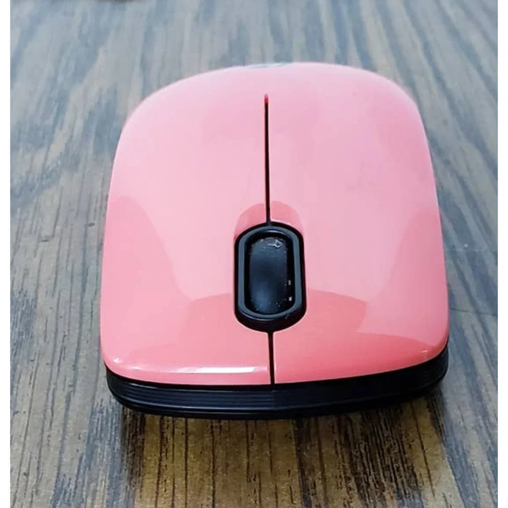 HP Z3200 Pink Three Button Blue LED Wireless Mouse - No Dongle